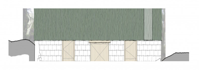 Stag Lodge South Elevation